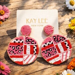 Kay Lee Seed Bead Earrings